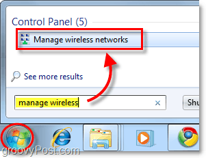 gerenciar redes sem fio no windows 7