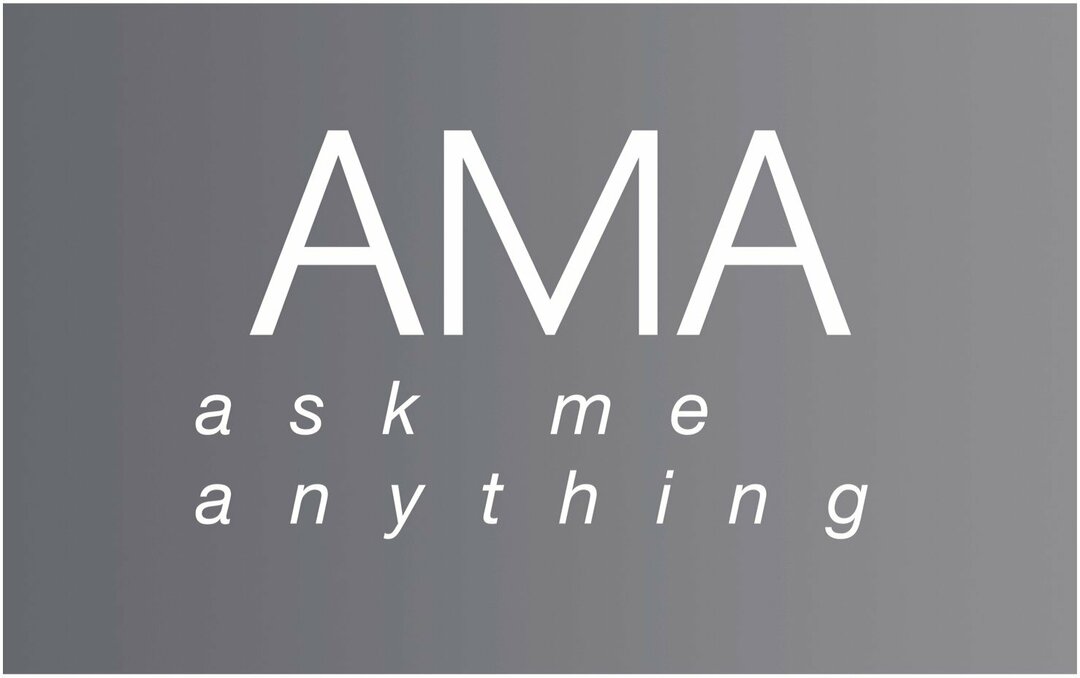 O que significa AMA e como faço para usá-lo online?