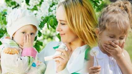 Sintomas de alergia de primavera em bebês e crianças! Como se proteger das alergias da primavera?