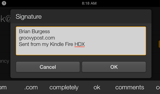 Assinatura Fire HDX