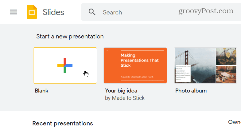 converter um powerpoint para slides do google