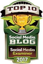 selo de examinador de mídia social top 10 blog de mídia social 2017