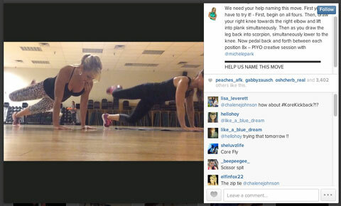 vídeo de sequência de exercícios instagram