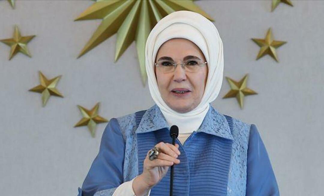 Mensagem da primeira-dama Erdoğan para o período educativo 2023-2024: "Tenha um período educativo feliz e bem-sucedido..."