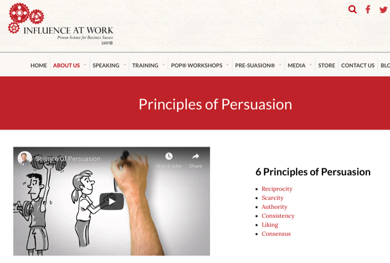 Os seis princípios de persuasão de Robert Cialdini