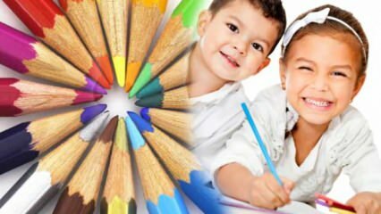Quando os bebês podem distinguir cores? Como as cores são ensinadas? Atividade de cor pré-escolar