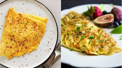 Como é feita uma omelete? Quais são os truques para fazer uma omelete? Quantas calorias são omeletes?
