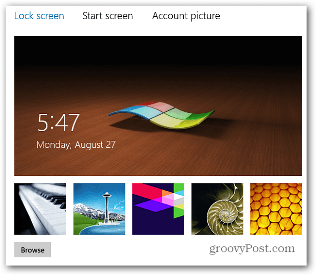 Como personalizar a tela de bloqueio do Windows 8