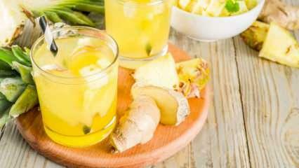 Como fazer limonada anti-edema? Receita detox para alívio de edema com abacaxi! Receita de desintoxicação aliviante