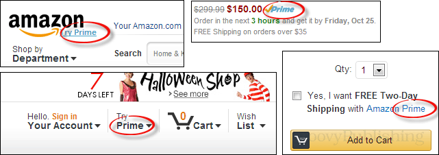 Amazon aumenta o limite de envio gratuito do Super Saver em US $ 10