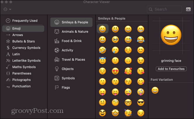 visualizador de emojis mac