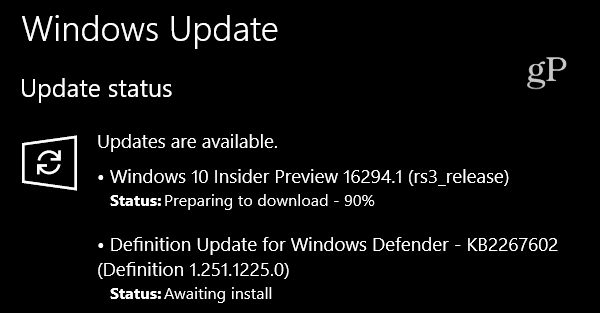 Pré-visualização do Windows 10 Insider Build 16294