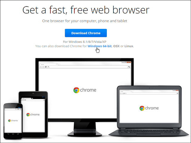 Google Chrome de 64 bits agora disponível para Windows 7 e superior