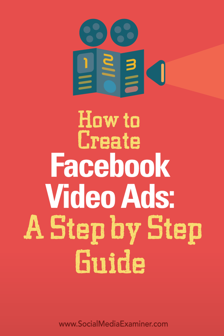como criar anúncios de vídeo no Facebook
