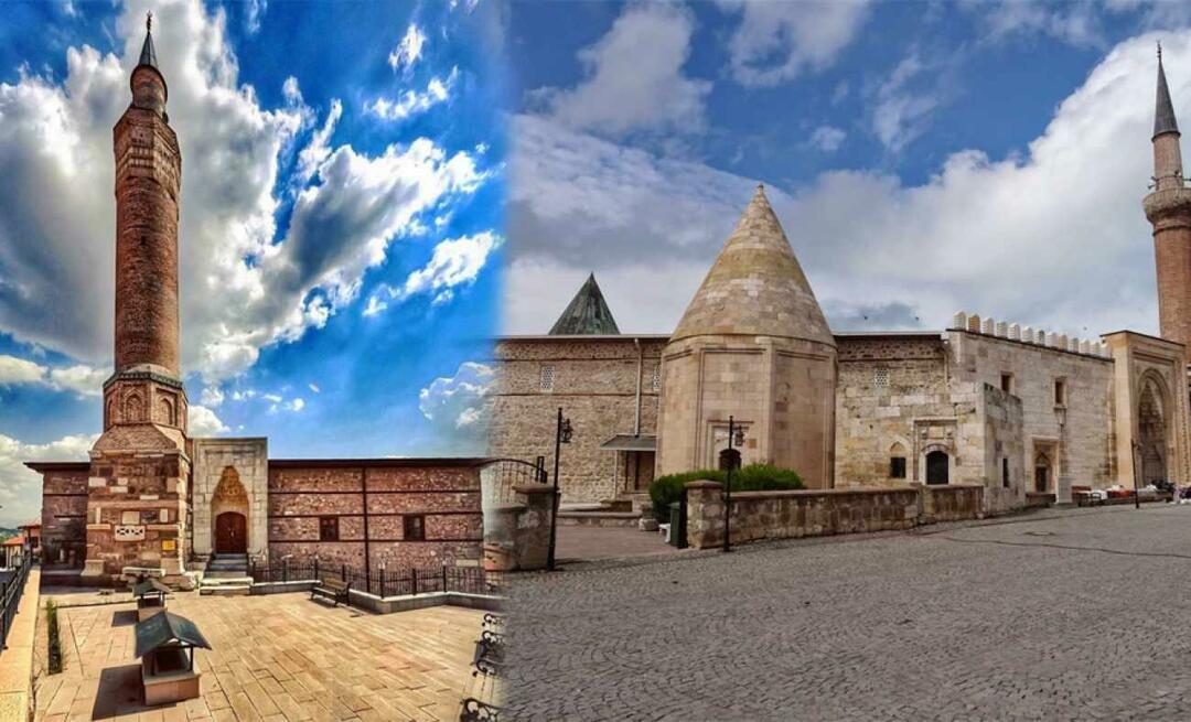 Mesquitas de Ancara e Konya, patrimônio mundial da UNESCO. Mesquita de Arslanhane e mesquita de Eşrefoğlu