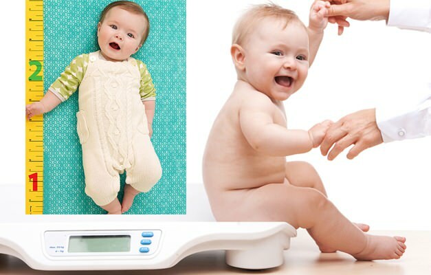 Como medir a altura e o peso dos bebês
