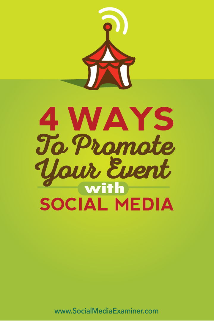 4 maneiras de promover seu evento com mídias sociais: examinador de mídias sociais