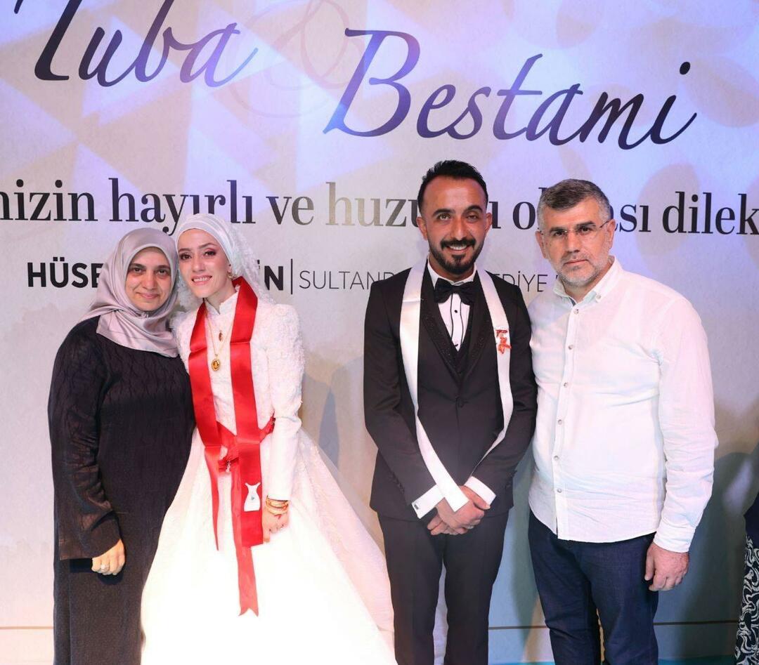 O casal sobrevivente do terremoto, cujo vestido de noiva foi feito por Emine Erdoğan, entrou na casa do mundo!