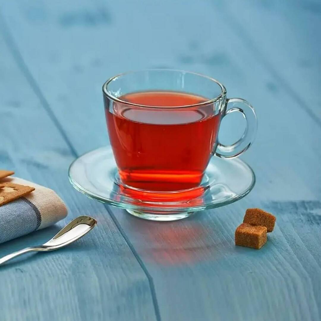 Conjunto de xícara de chá Paşabahçe 95040 Aqua