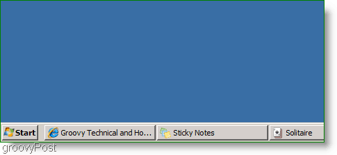 Barra de tarefas do Windows 7 Classic XP