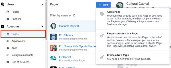 Use o Facebook Business Manager, Etapa 10.