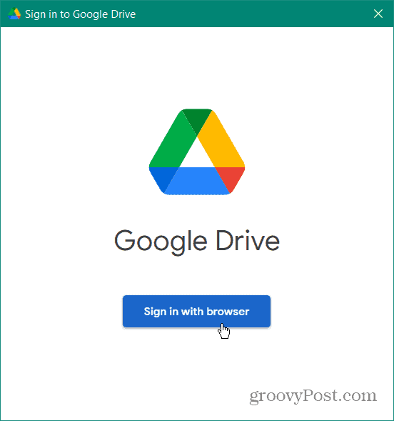  entrar adicionar google drive ao explorador de arquivos