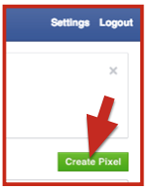 botão de rastreamento de conversão do facebook