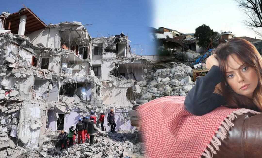Comovente terremoto compartilhado de Ebru Gündeş!