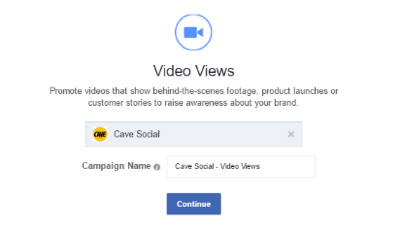 promover vídeo no facebook