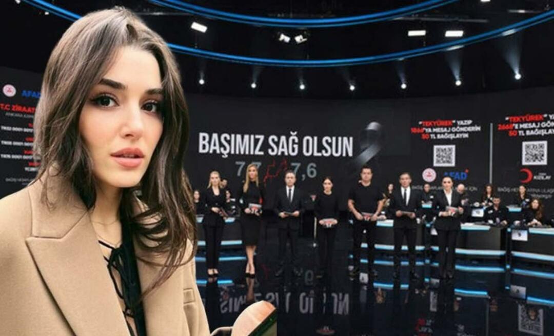 Hande Erçel, que participou da campanha Türkiye One Heart, contou sobre esses momentos! "...queria que você soubesse"