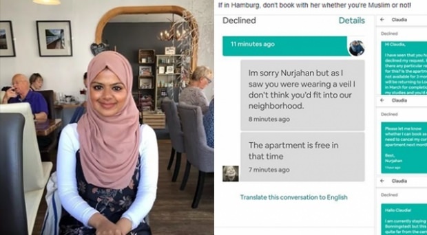 Eles não alugaram uma casa para o estudante por causa do hijab.