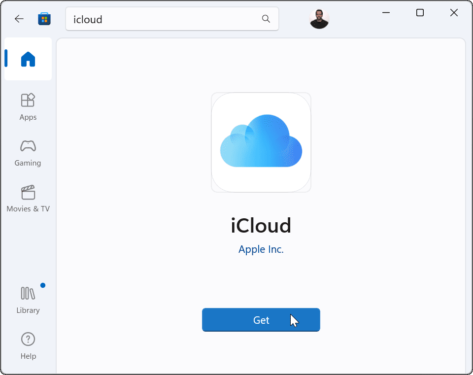 Conecte o Apple iCloud com o aplicativo de fotos do Windows 11