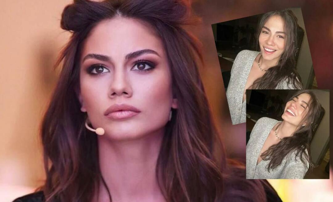 Compartilhamento de fotos de Demet Özdemir que abalou as redes sociais! Em seu estado natural...