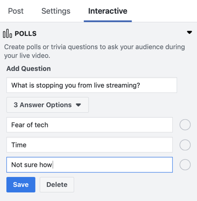 Como usar o Facebook Live em seu marketing, etapa 5.