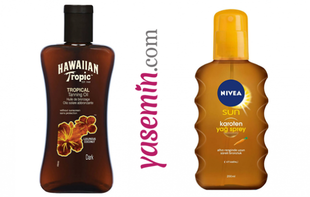 HAWAIIAN TROPIC Sun Oil Coconut F0 200ml & NIVEA Sunscreen & Bronzer Spray FPS 50 200ml