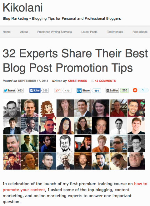 32 especialistas compartilham sua melhor postagem no blog