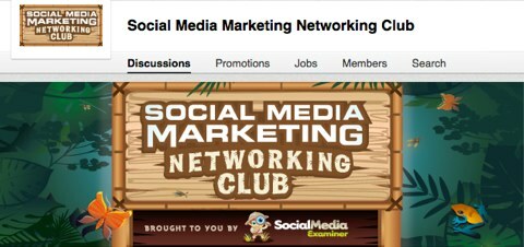 cabeçalho do clube de rede de marketing de mídia social