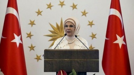 A primeira-dama Erdoğan deu as boas-vindas às esposas dos embaixadores