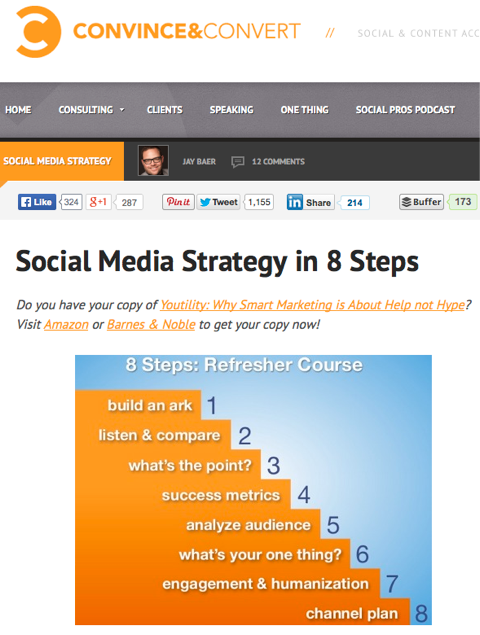 estratégia de mídia social em 8 etapas