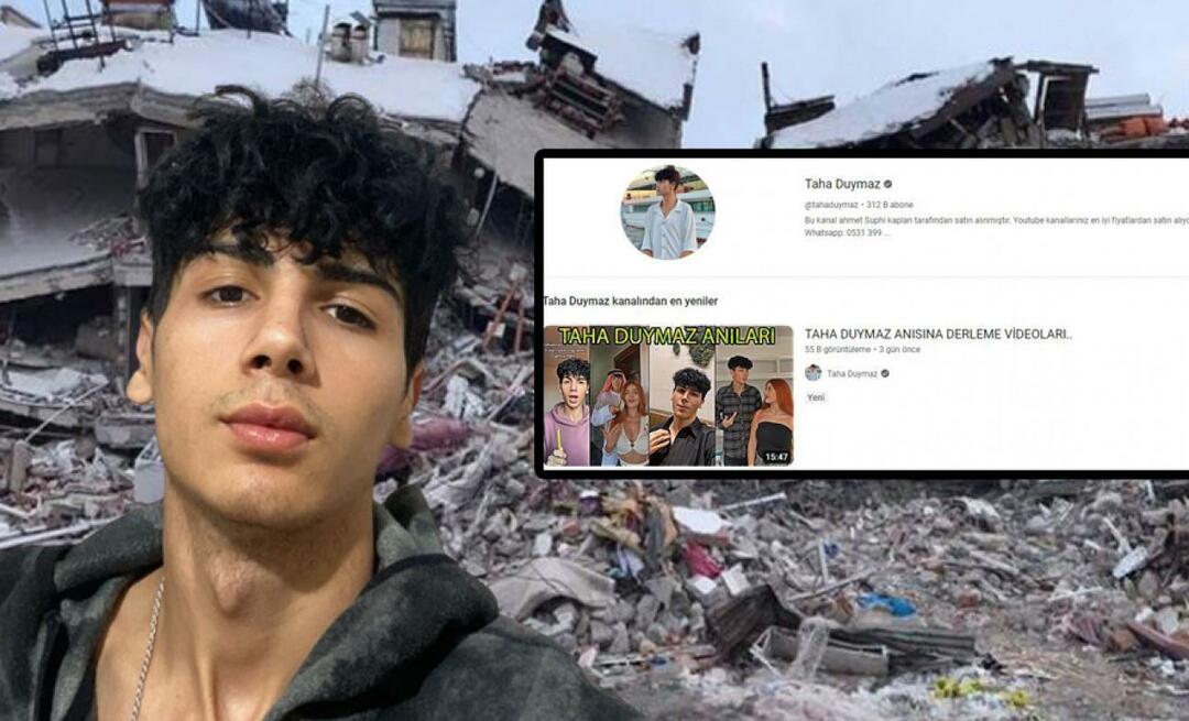 Ações da conta de Taha Duymaz, que perdeu a vida no terremoto, tiveram repercussão!