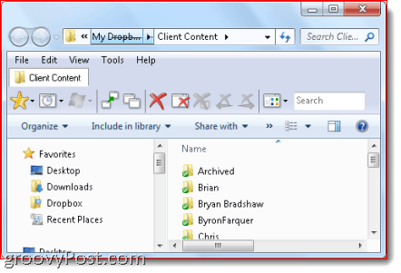 navegação com guias no qttabbar do Windows Explorer