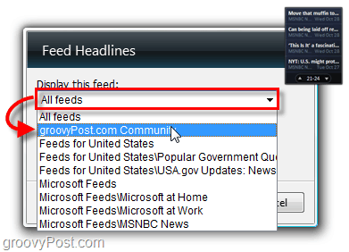 Como ativar o gadget do leitor de feeds RSS do Windows 7