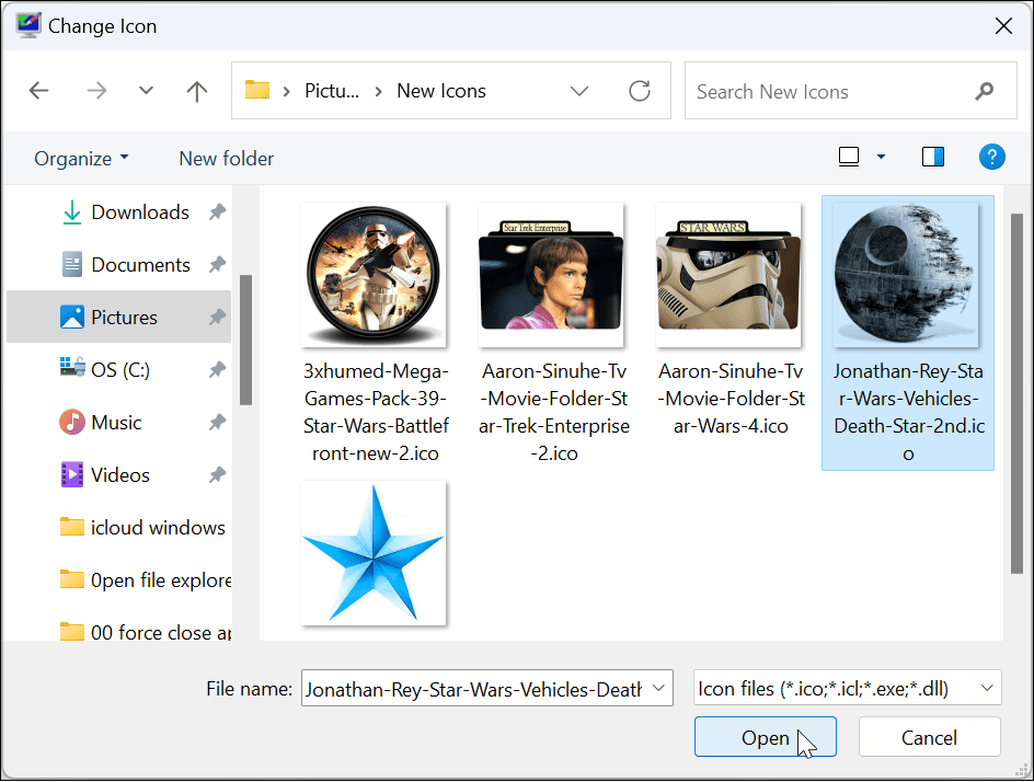 Personalize os ícones do sistema Windows 11