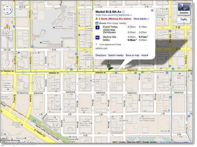 mapas de trânsito do Google Maps