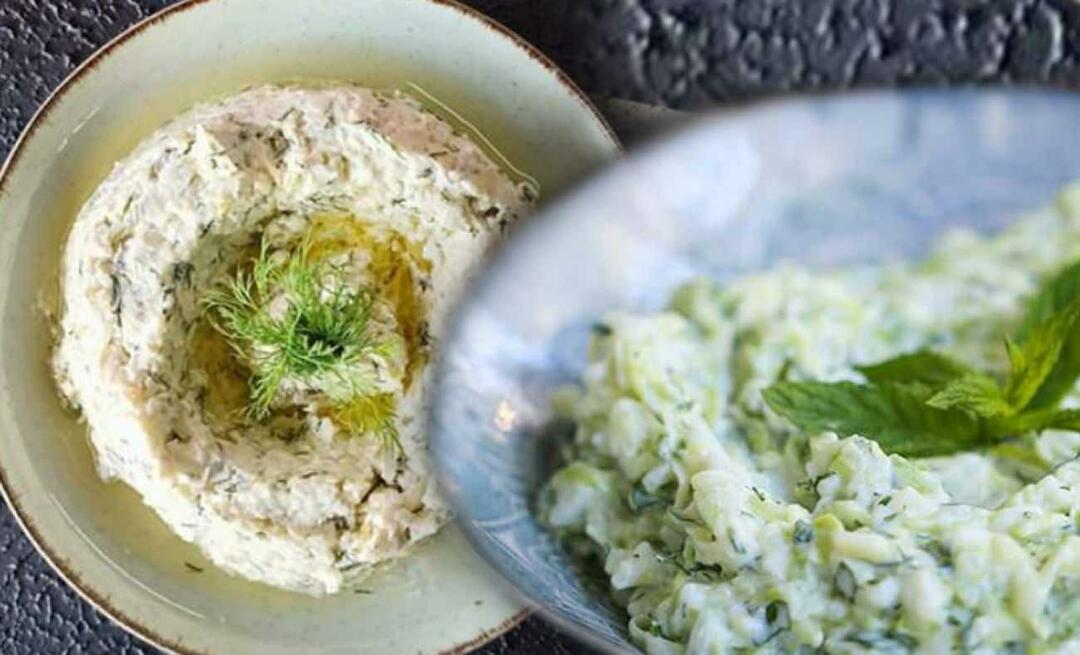 Como fazer o aperitivo Nuraniye da região de Ege? Receita Saudável de Salada Nuraniye Meze!