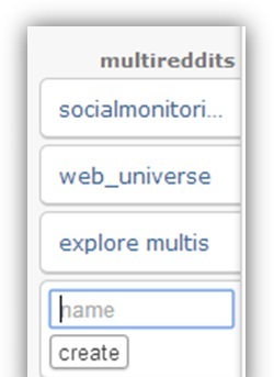 criar um multireddit