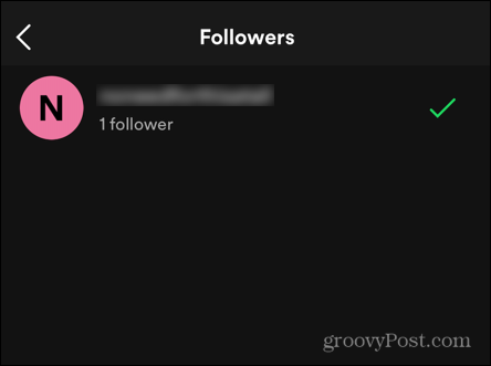 lista de seguidores do spotify mobile