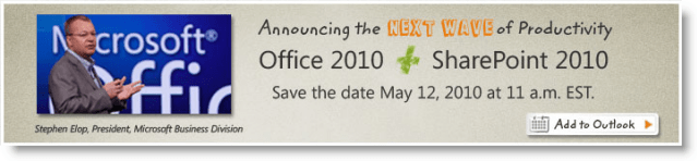 Evento de Lançamento do Microsoft Office 2010