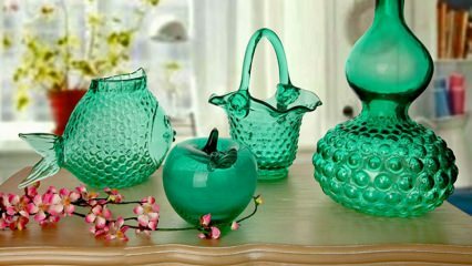 Sugestões de decoração para casa em vaso de vidro