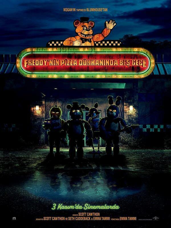 Cartaz do filme Cinco Noites na Freddy's Pizza
